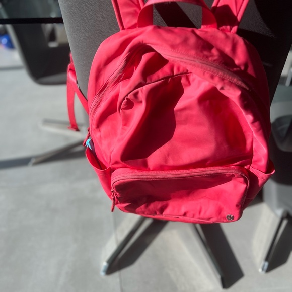 small lululemon bags Lululemon Reusable Shopping Tote Bag - Red and Black (you get a pair)